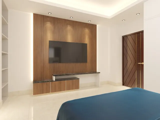 Master Bedroom — TV Wall
